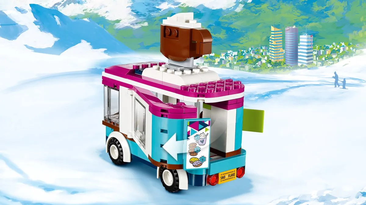 LEGO Friends Wintersport Koek-en-zopiewagen 41319 - 246 Stukken
