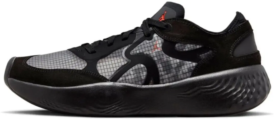 Jordan Delta 3 Low Herenschoenen, 46, Zwart/Anthracite/Wit/Chile Red