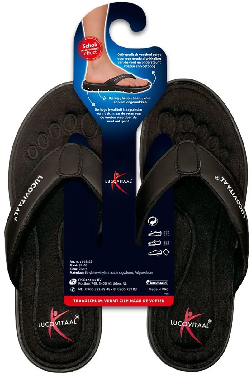 Lucovitaal Orthopedische Teenslipper 41-42