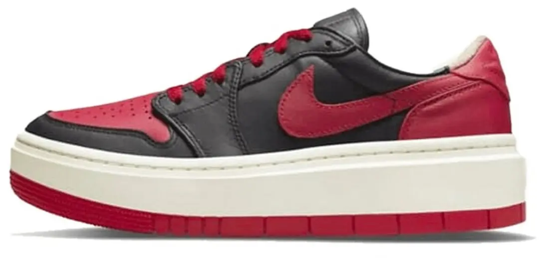 Air Jordan 1 Elevate Low SE Damesschoenen, 36.5, Zwart/Sail/Gym Red