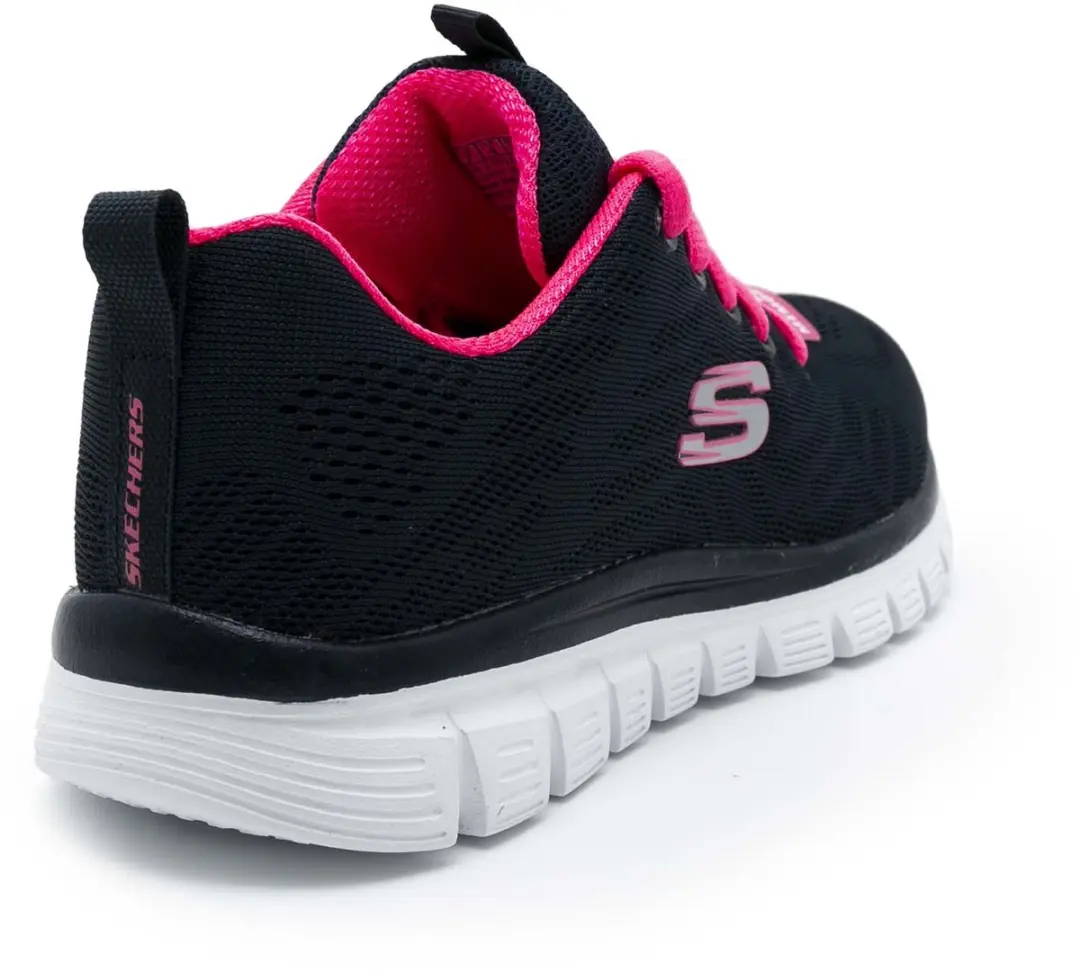 Skechers Graceful Get Connected Sportschoenen - Navy/Hot Pink