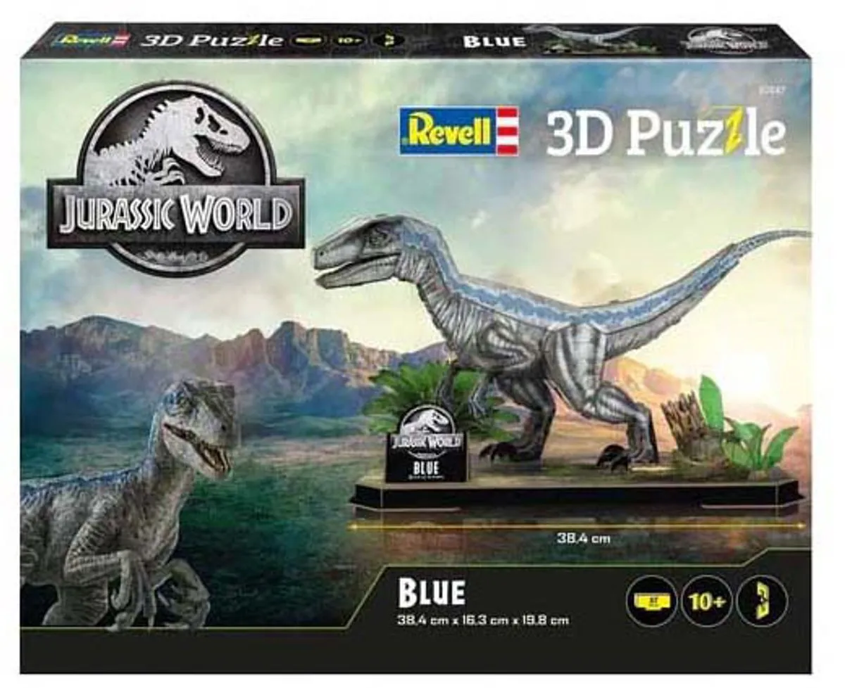 Revell 00247 Jurassic World 3D Puzzel - 57 Stukjes - Blauw