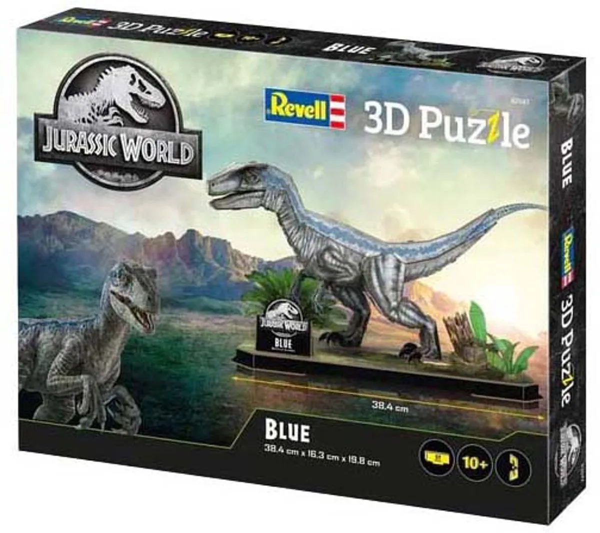 Revell 00247 Jurassic World 3D Puzzel - 57 Stukjes - Blauw