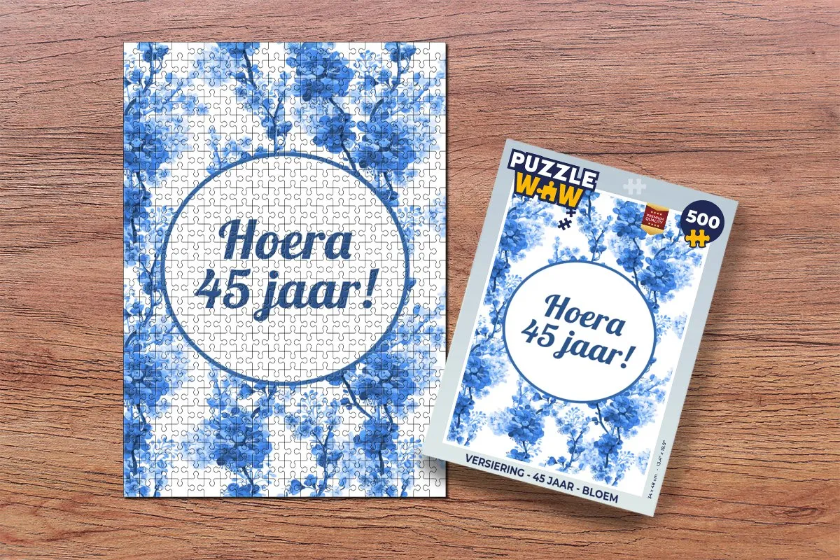 PuzzleWow Bloem Legpuzzel 500 Stuks - Multicolor
