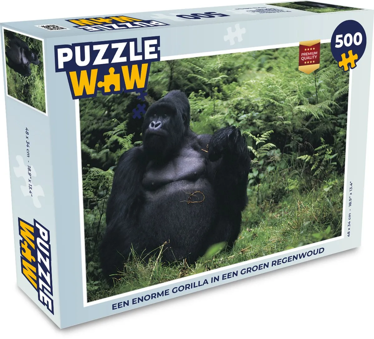 PuzzleWow Legpuzzel 500 Stuks - Multicolor