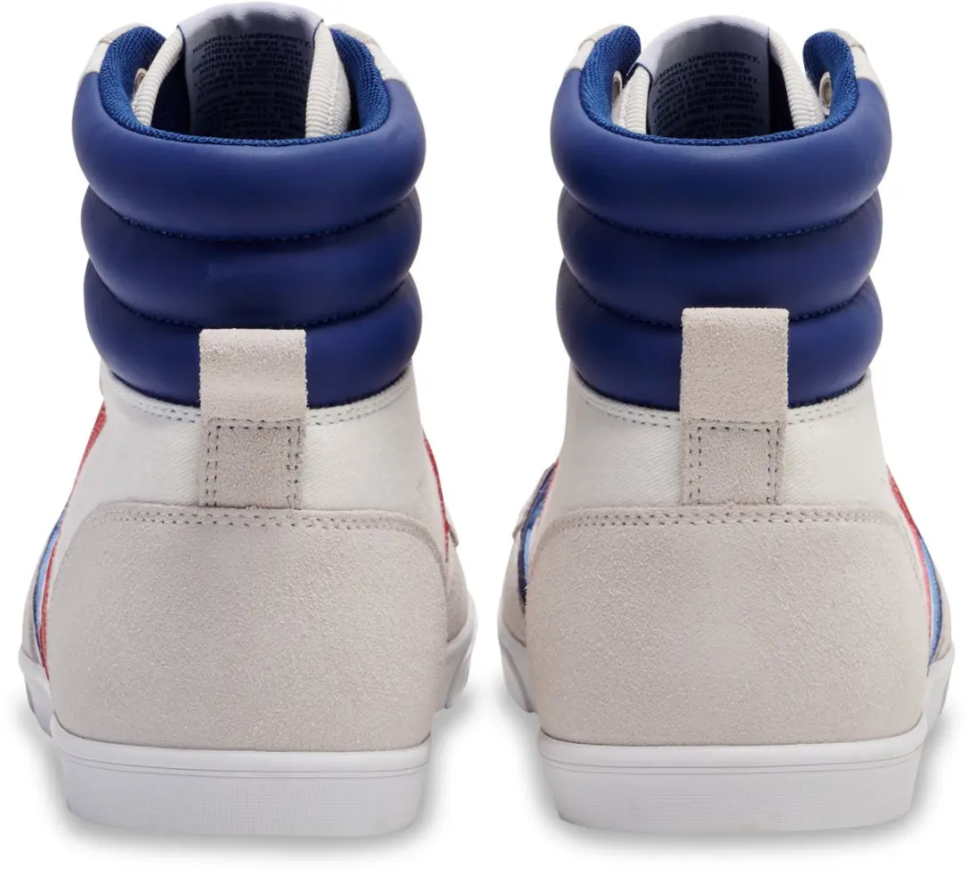 Hummel Slimmer Stadil High - 46 - Wit/Blauw/Rood