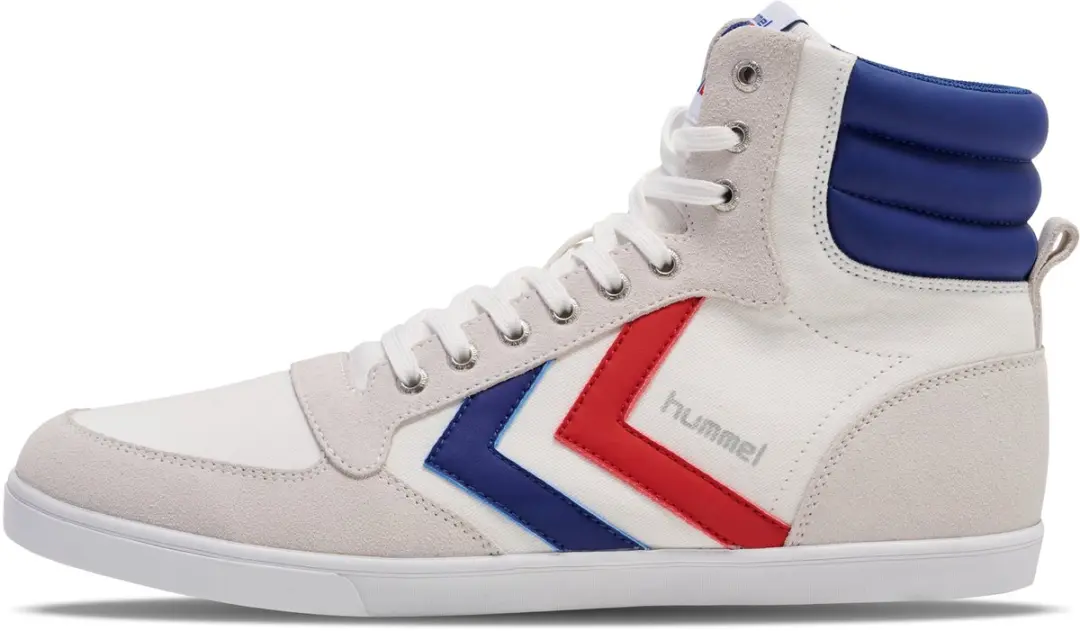 Hummel Slimmer Stadil High - 46 - Wit/Blauw/Rood