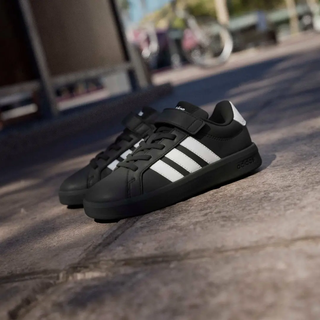 Adidas Grand Court 3.0 Sneakers Junior 29 - Zwart/Wit - afbeelding 6 van 6