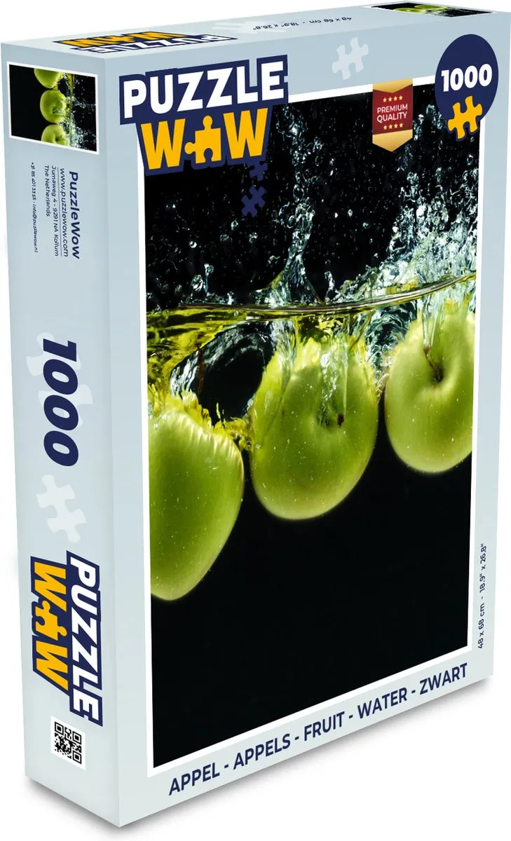 PuzzleWow Legpuzzel 1000 Stukken Multicolor