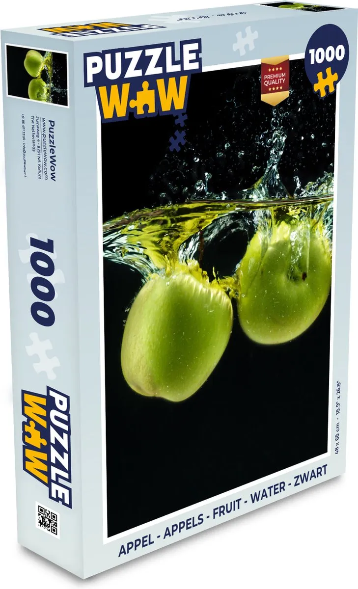 PuzzleWow Legpuzzel 1000 Stukken Multicolor