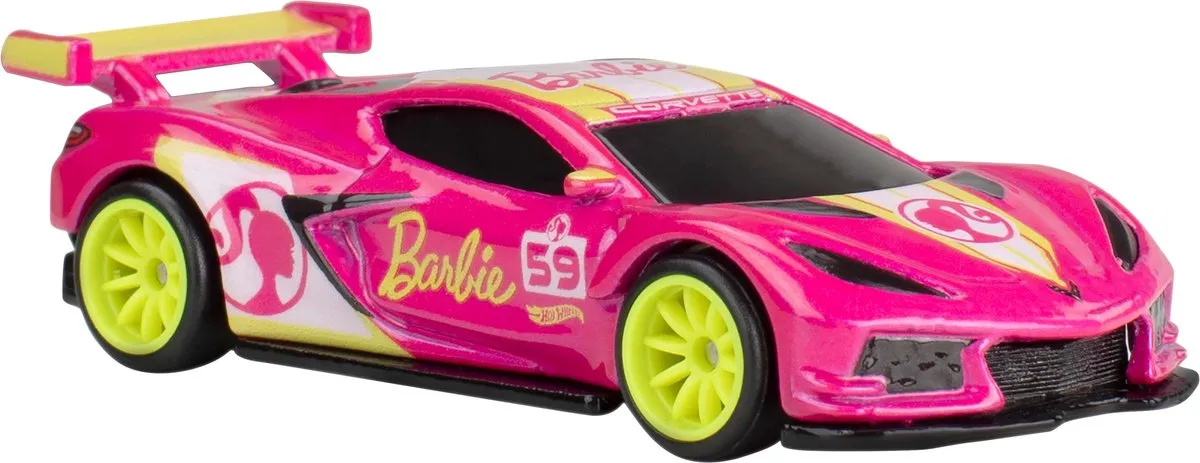 Hot Wheels HVJ51 Auto - Roze/Wit/Geel