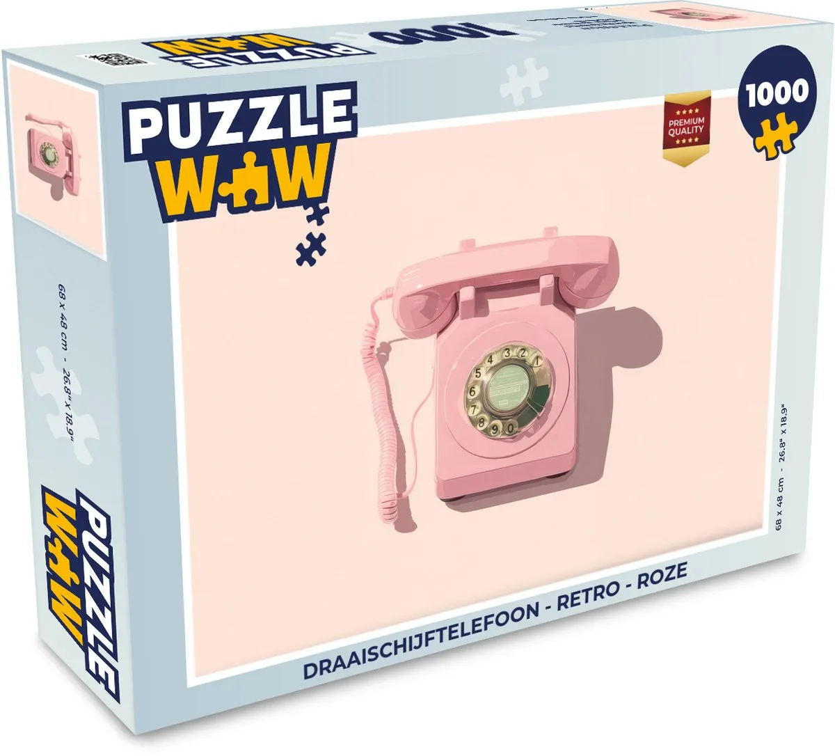PuzzleWow Draaischijftelefoon Puzzel 1000 Stuks