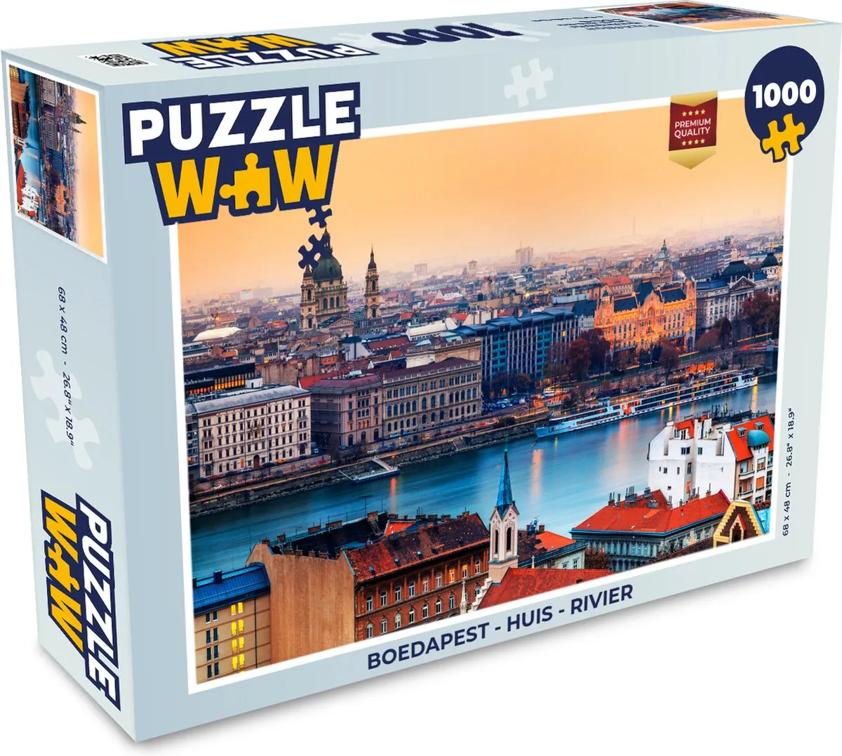 PuzzleWow Boedapest Legpuzzel 1000 Stuks
