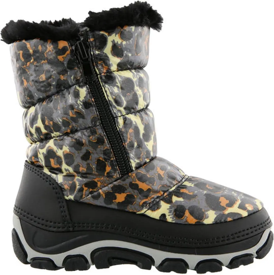 Antarctica Snowboot met rits rubberzool JR