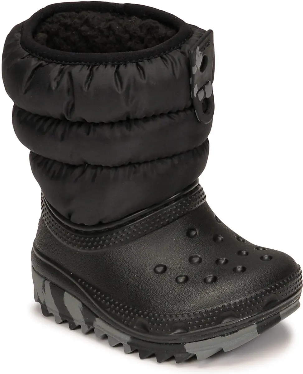 Crocs Classic Neo Puff Boots Zwart Maat 25/26 US C9