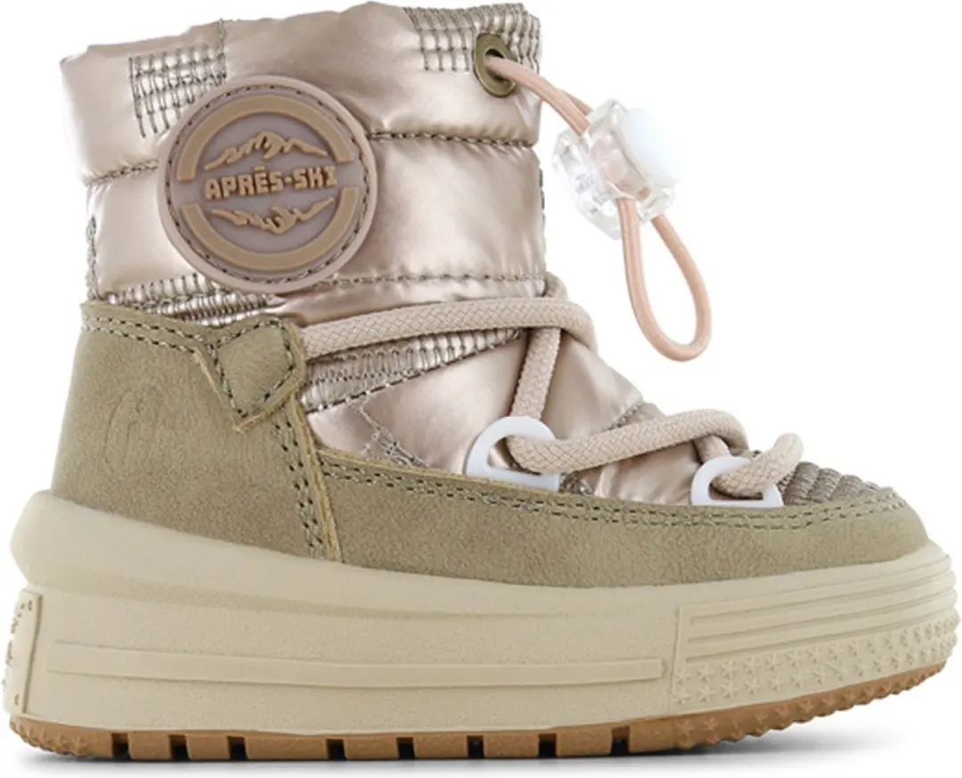 Shoesme CH24W005 Chunky snowboots beige / combi, 25