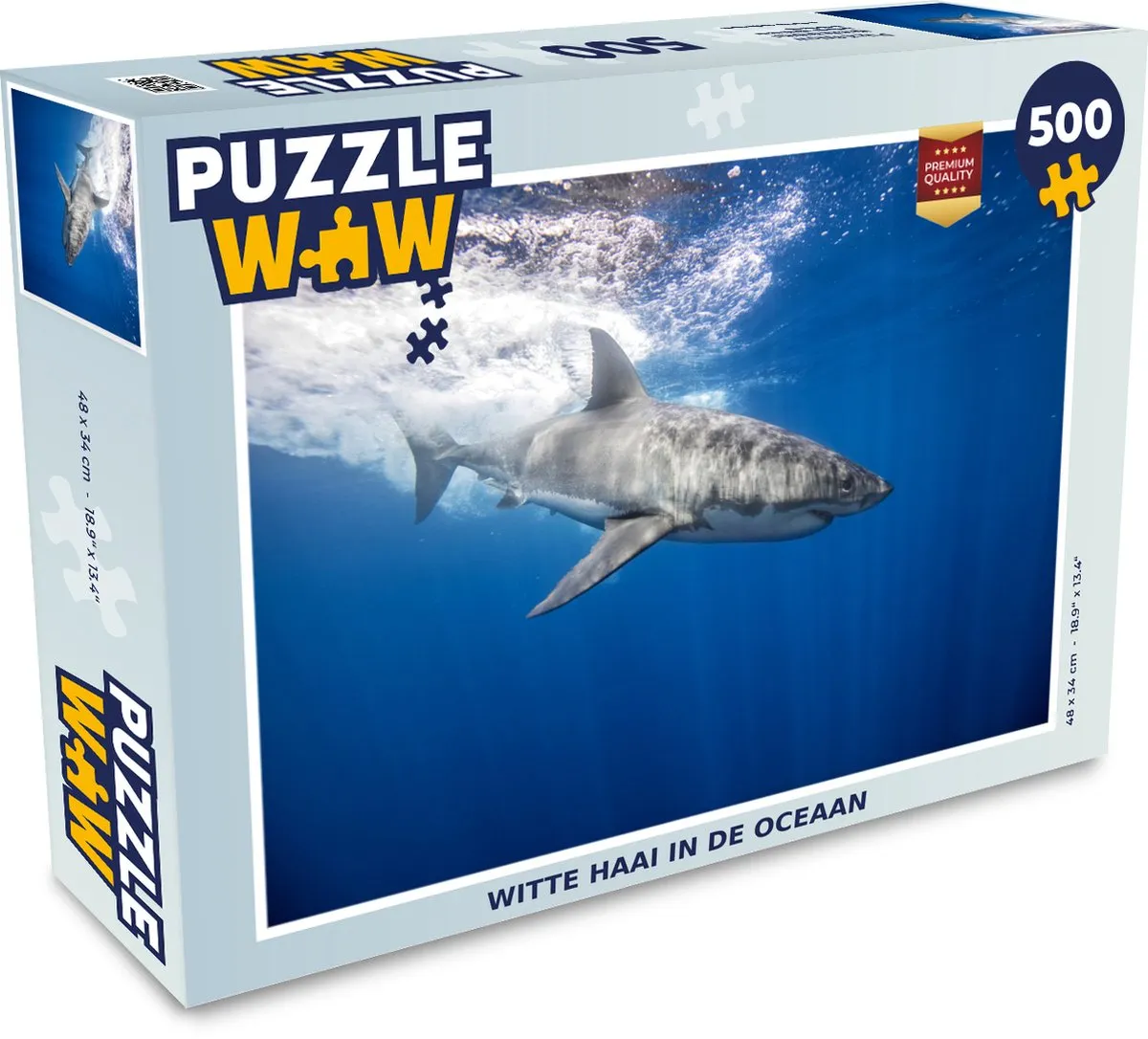 PuzzleWow Haai Legpuzzel 500 Stuks