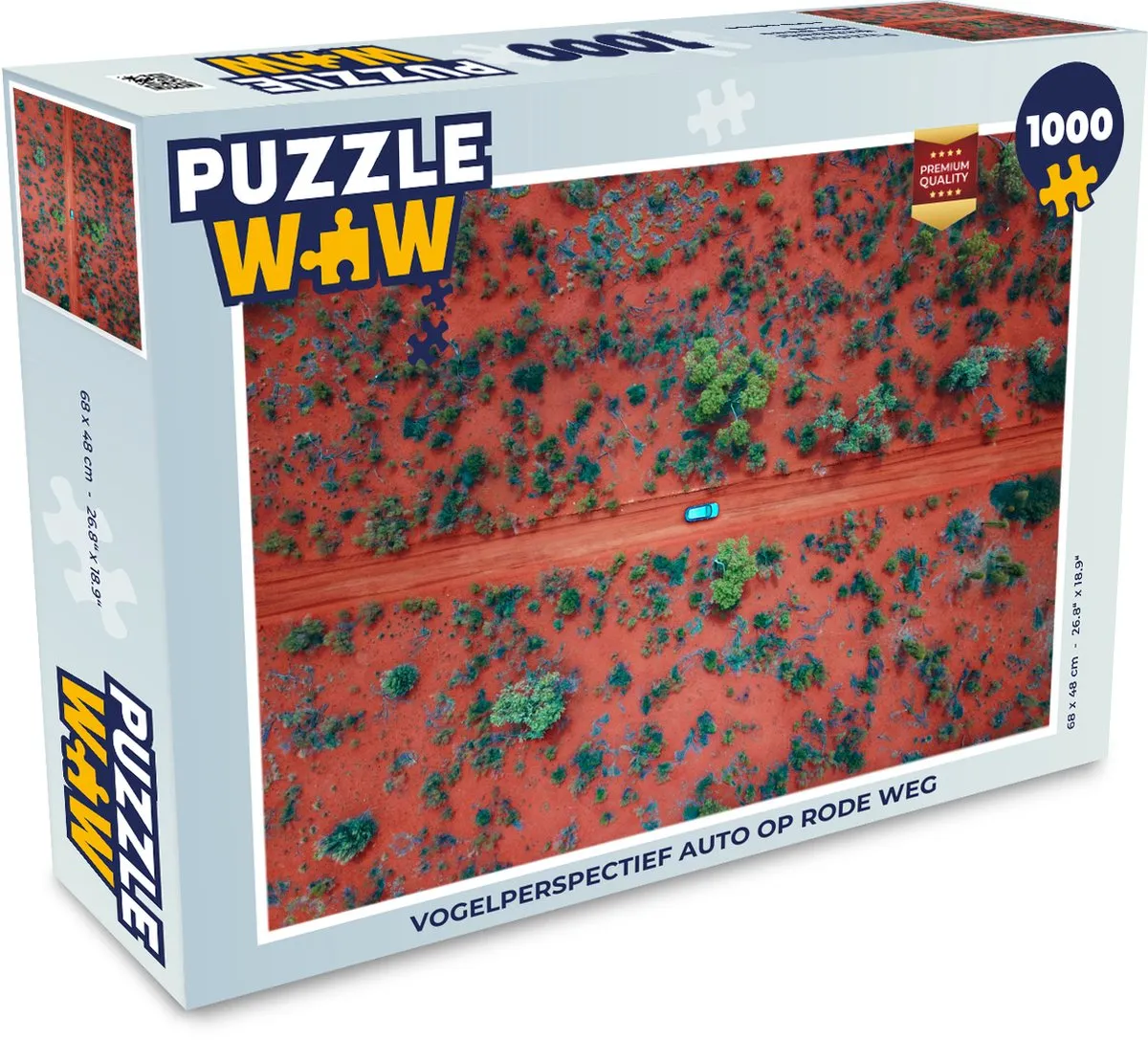 PuzzleWow Legpuzzel Australië 1000 Stuks - Multicolor