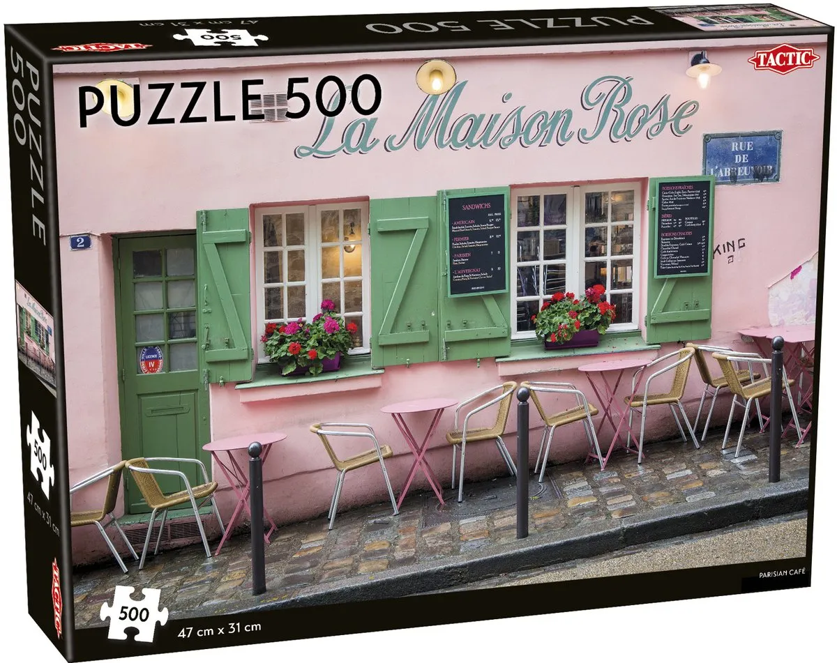 Tactic Parisian Café Puzzel 500 Stuks - MPN 55259