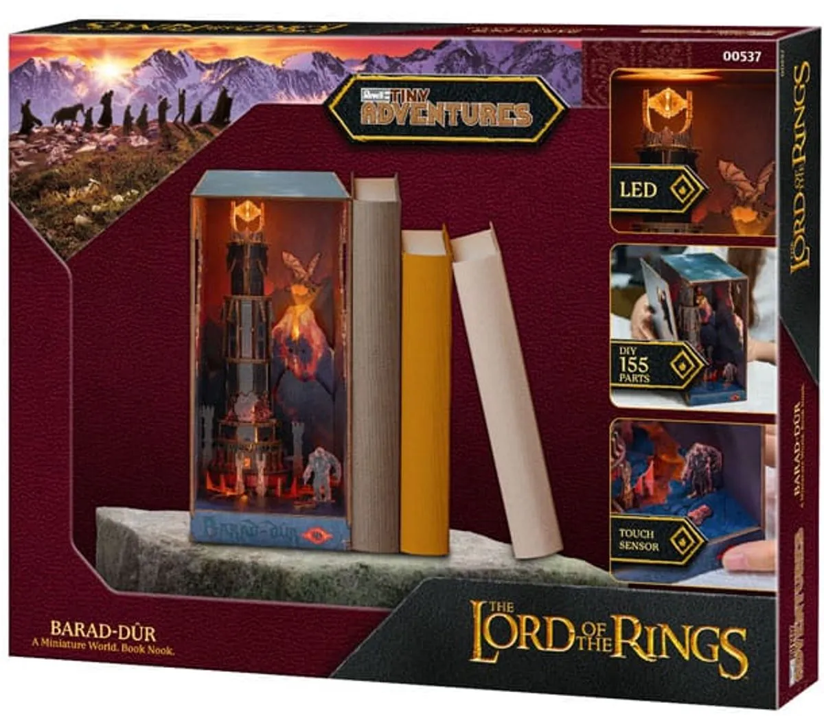 Revell The Lord of the Rings Barad-Dûr Book Nook Mini Diorama - 23cm - Multi