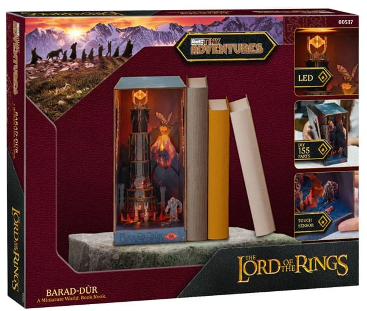 Revell The Lord of the Rings Barad-Dûr Book Nook Mini Diorama - 23cm - Multi