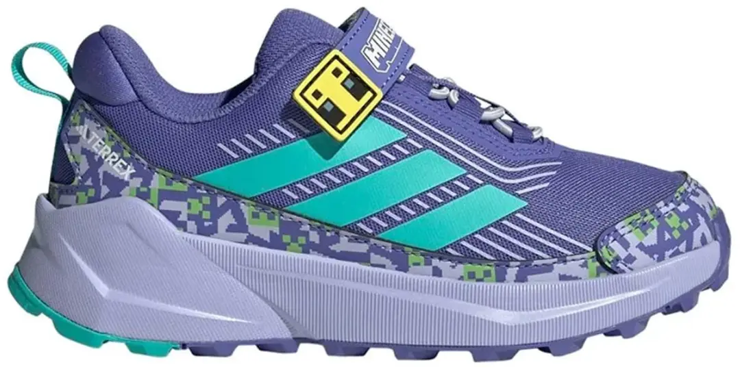 Adidas Minecraft Terrex Trailmaker 2 Wandelschoenen Blauw,Paars EU 36 Jongens,Me