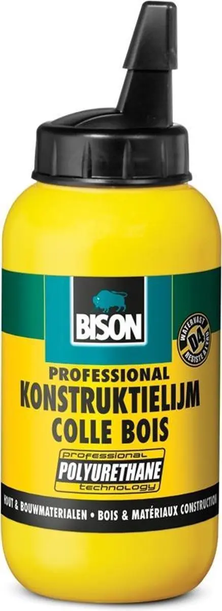 Bison Konstruktielijm Flacon 75g - Hout - Waterbestendig D4