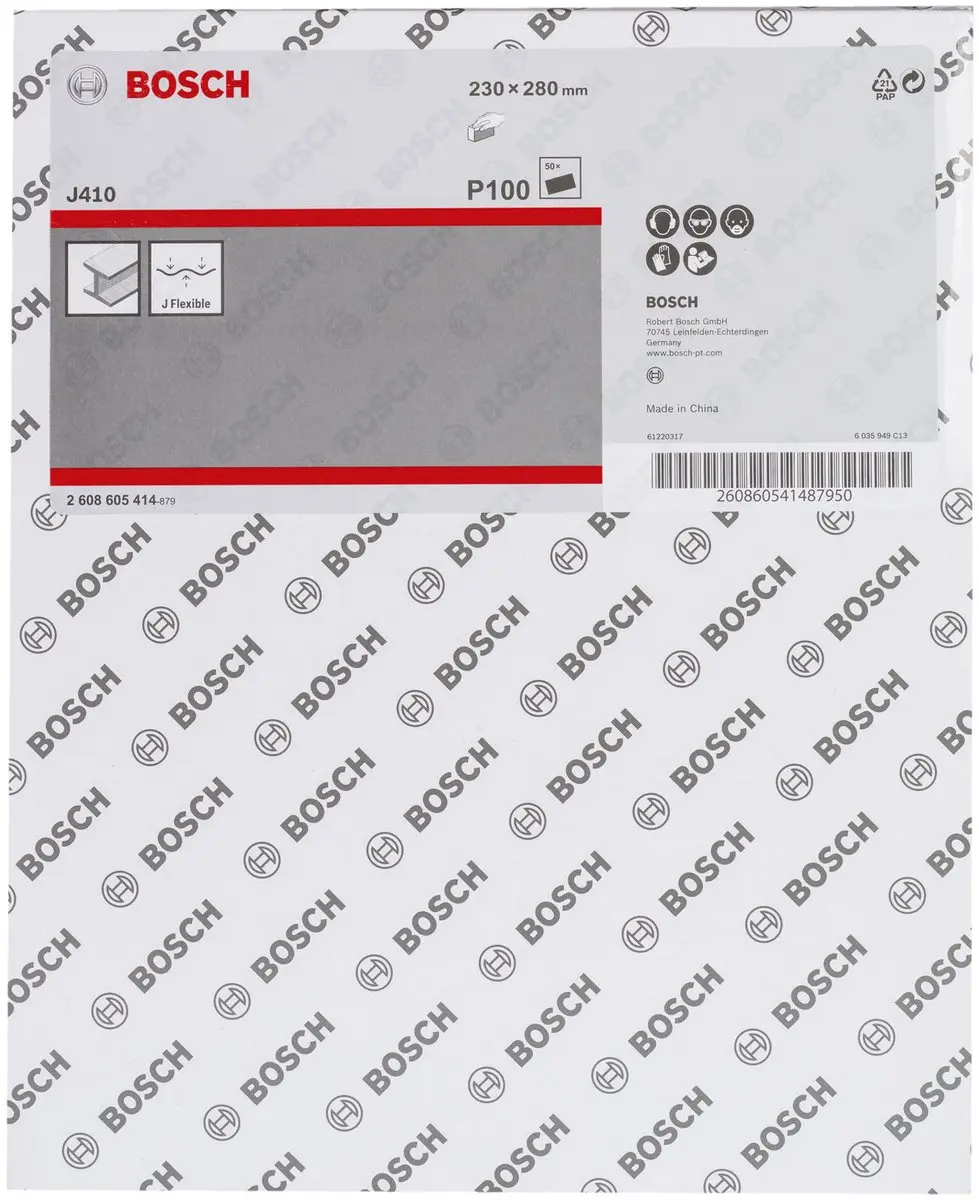 Bosch Schuurpapier 230x280mm - 100 Stuks