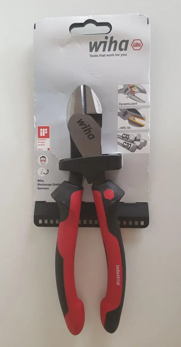 Wiha Krachtzijkniptang Industrial met DynamicJoint® met in- en uitschakelbare o