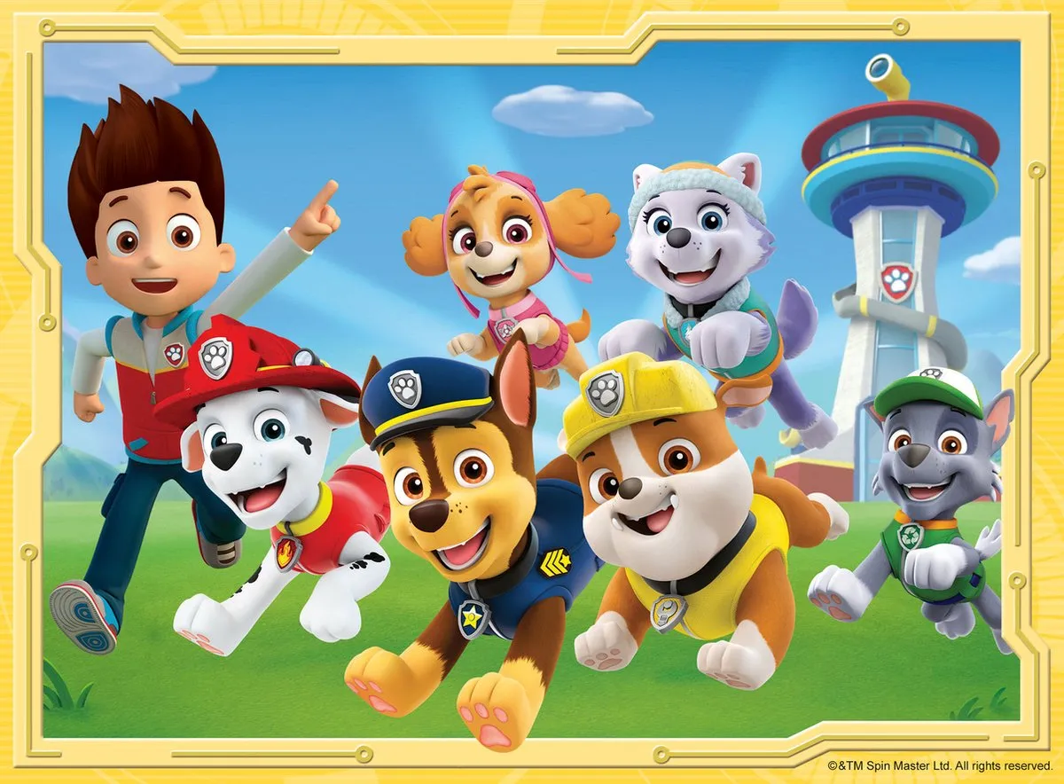 Ravensburger PAW Patrol Puzzels - 24 Stuks (4x) Multicolor
