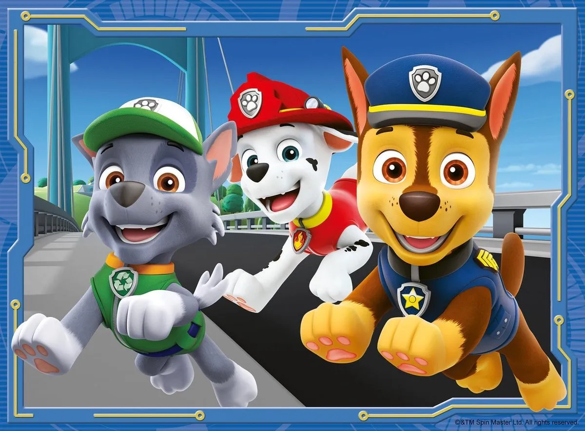Ravensburger PAW Patrol Puzzels - 24 Stuks (4x) Multicolor