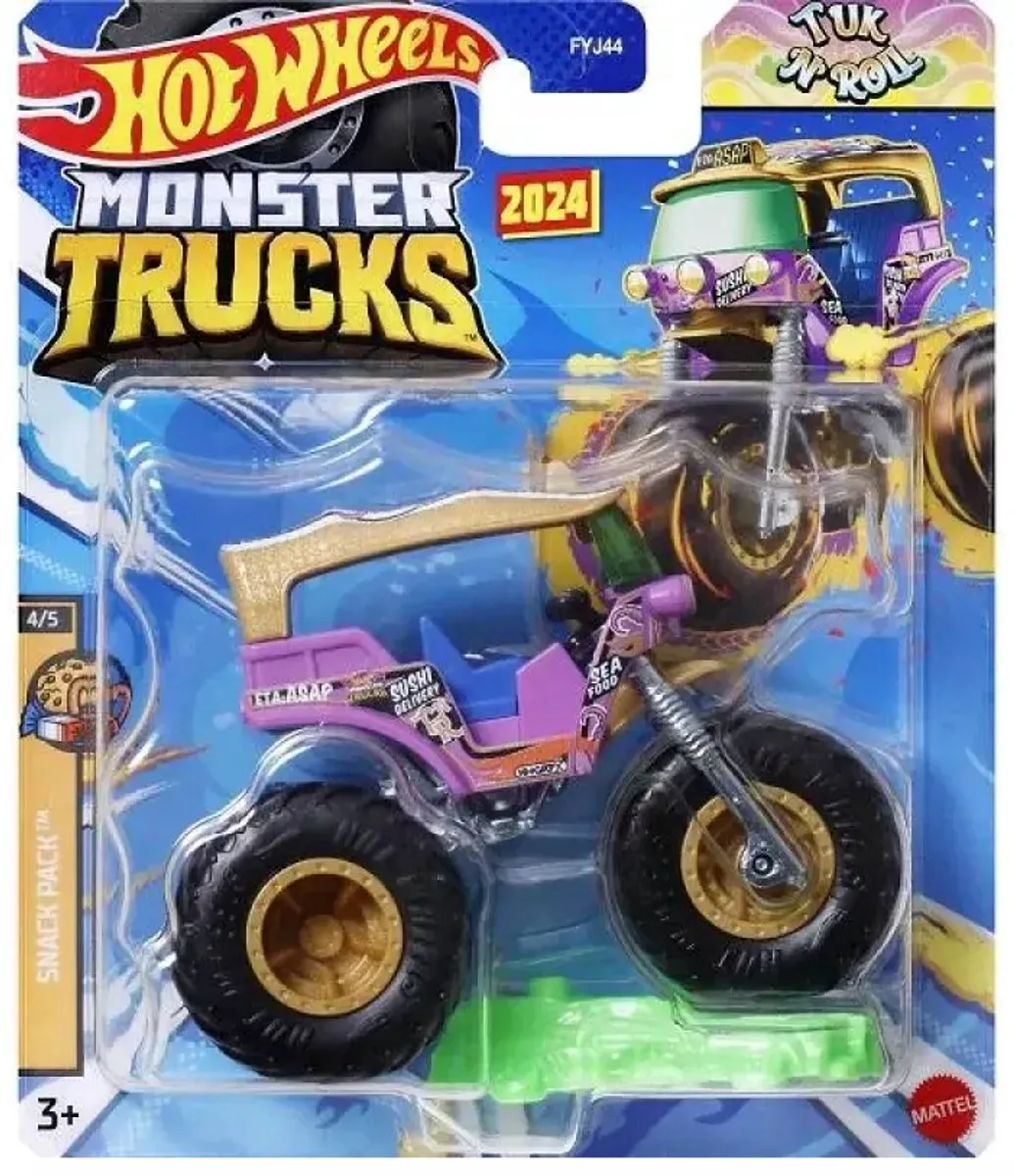 Hot Wheels Monster Jam Trike Tuk 'n Roll FYJ44