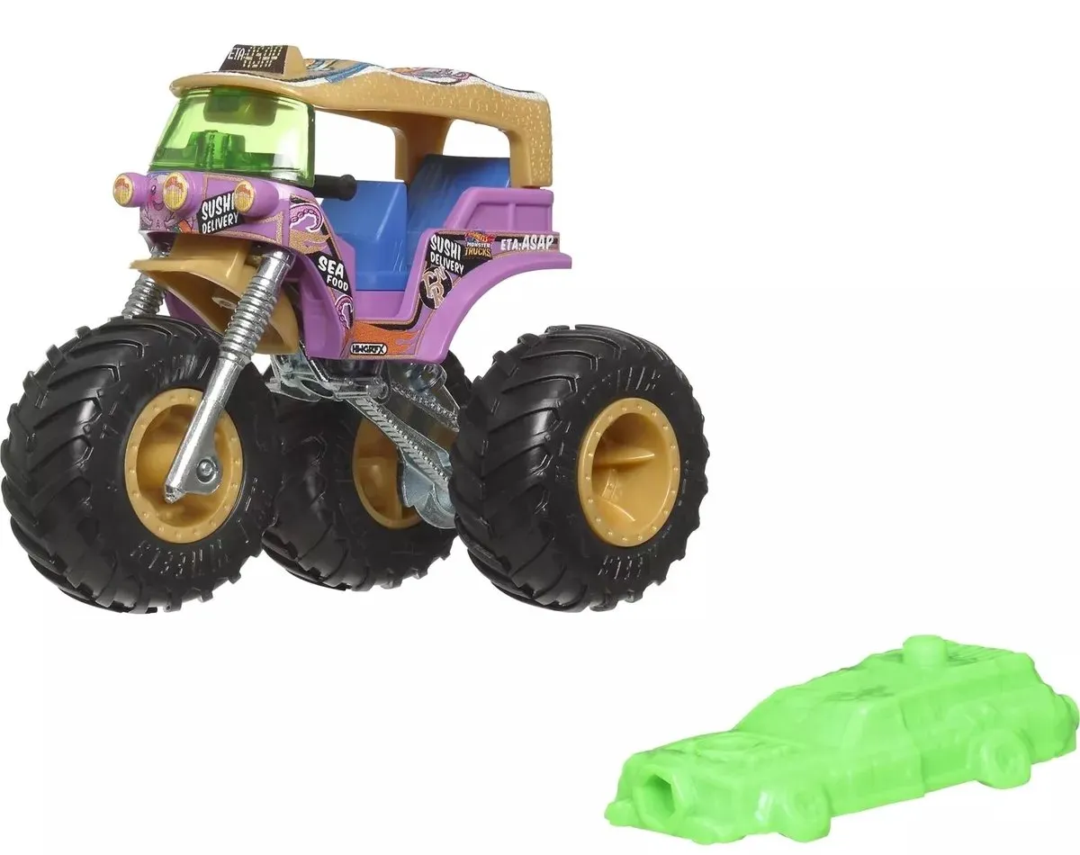 Hot Wheels Monster Jam Trike Tuk 'n Roll FYJ44 - 9cm 1:64