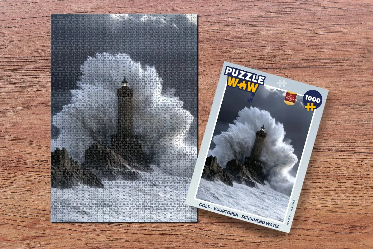 PuzzleWow Golf - Vuurtoren Legpuzzel 1000 Stuks
