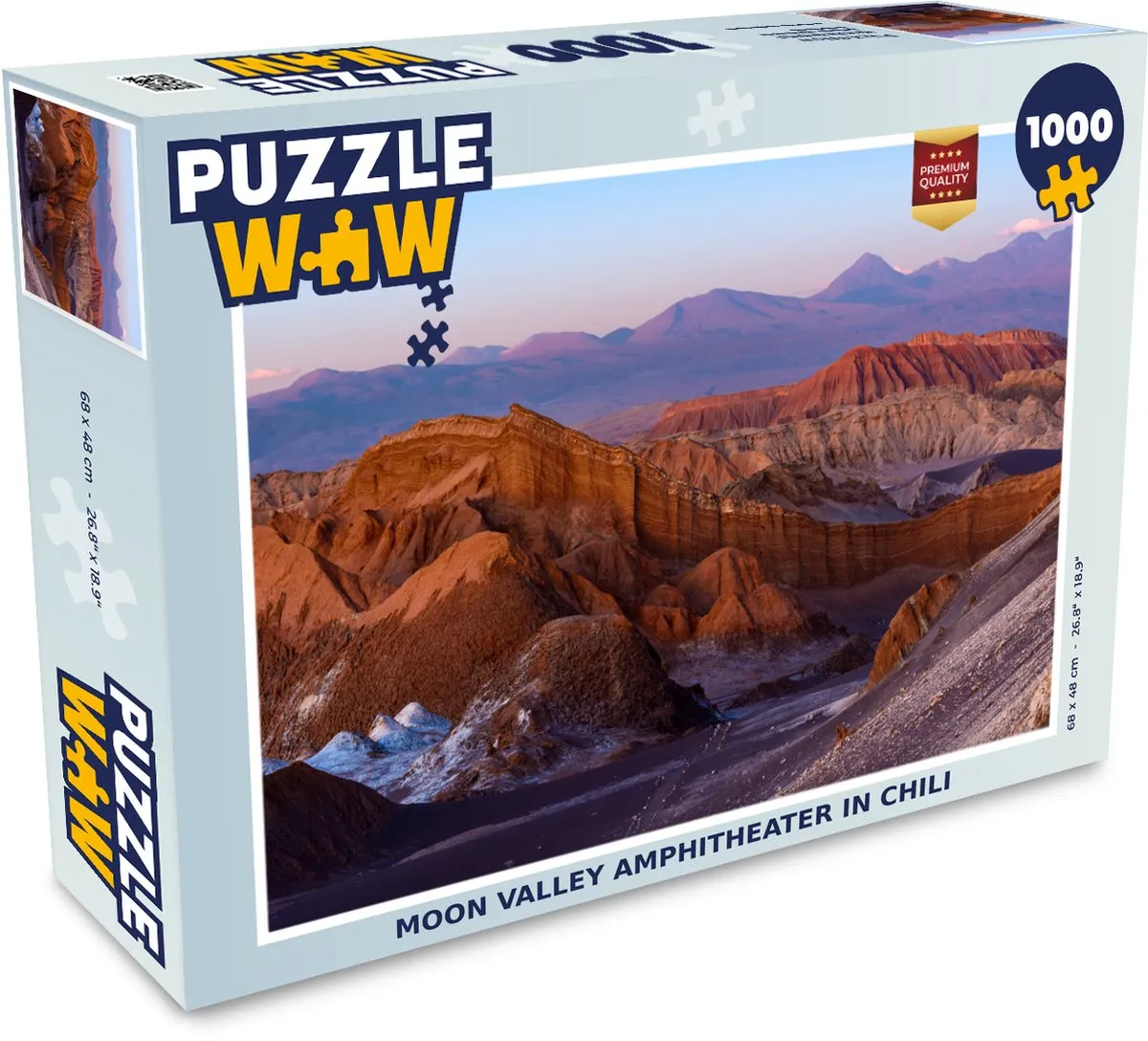 PuzzleWow Moon Valley Amphitheater Chili Legpuzzel 1000 Stuks