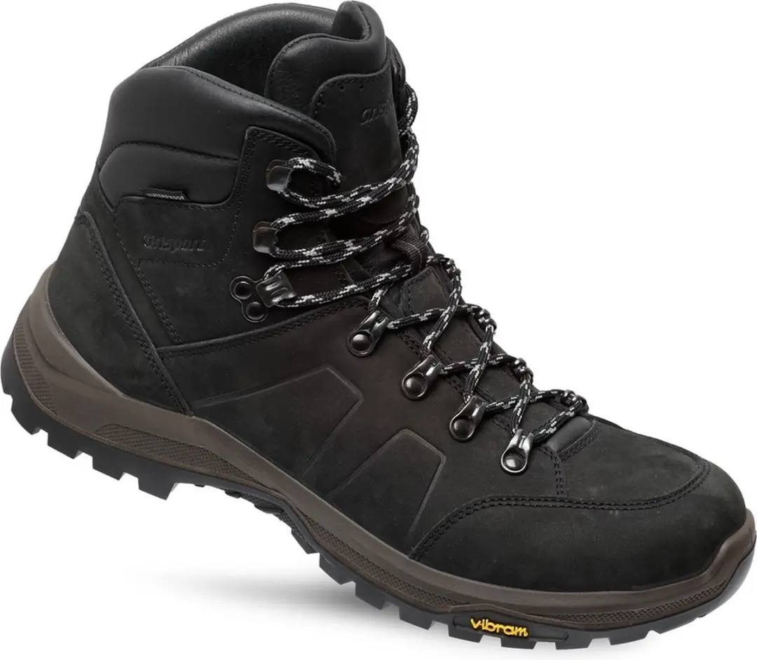 Grisport Utah Mid Zwart Wandelschoenen