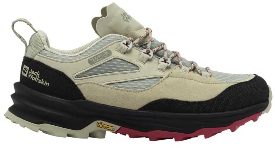 Jack Wolfskin Cyrox Texapore Low Wandelschoenen Beige EU 35 1/2 Vrouw