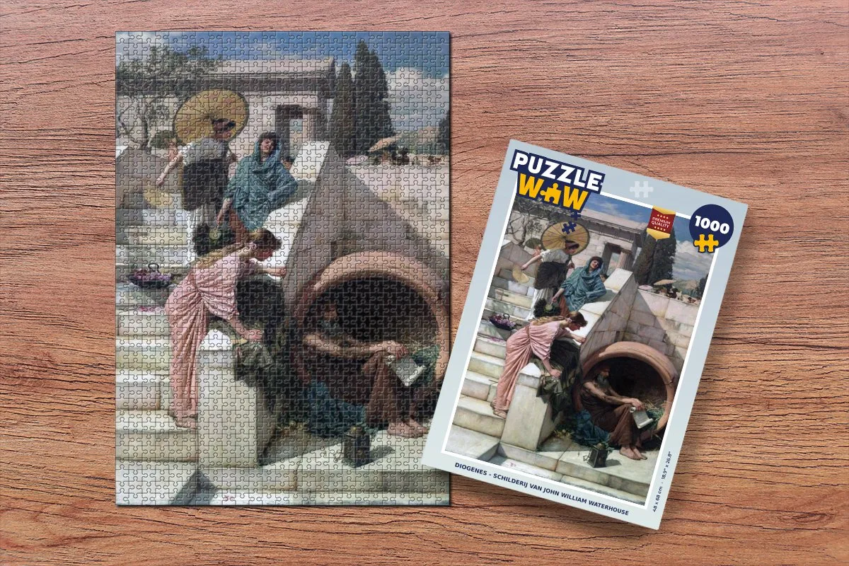 PuzzleWow Diogenes Legpuzzel 1000 Stuks - Multicolor