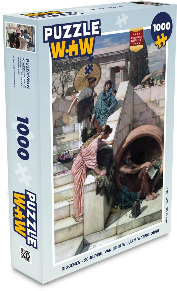 PuzzleWow Diogenes Legpuzzel 1000 Stuks