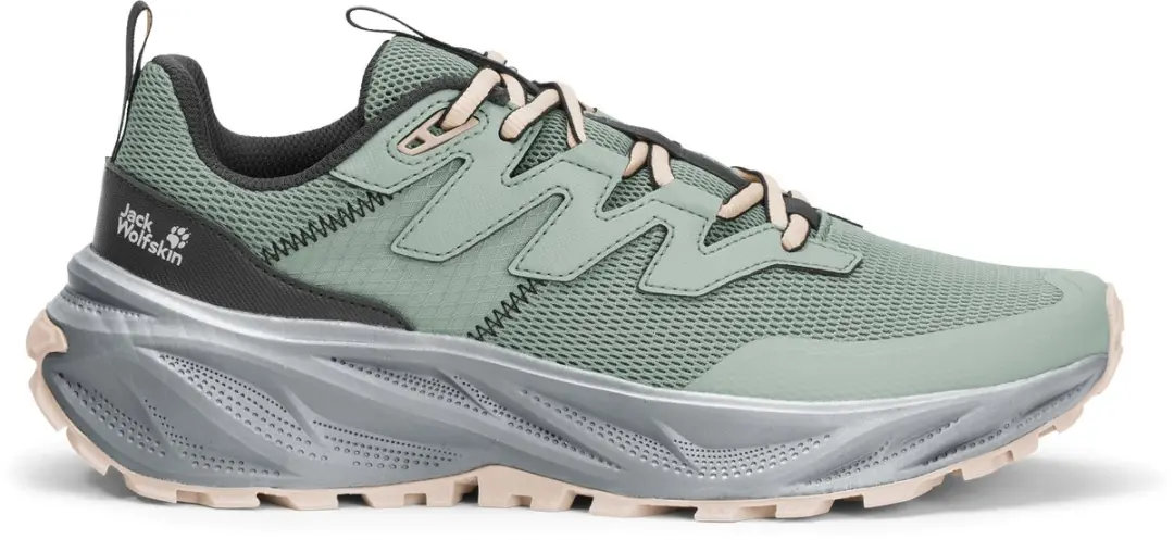 Jack Wolfskin PS TRAIL LOW W Dames Wandelschoenen-green zinnia