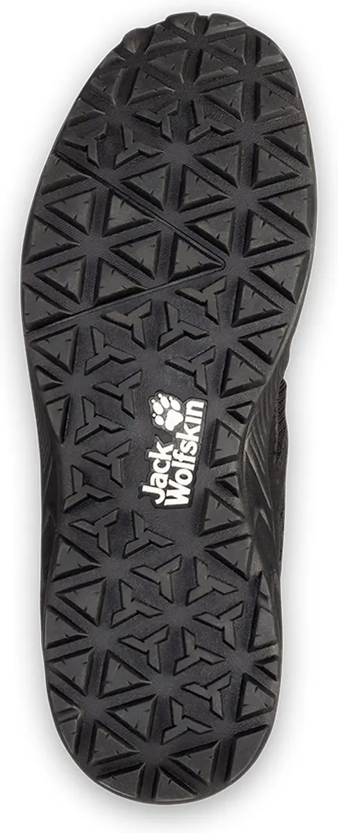Jack Wolfskin WOODLAND 2 TEXAPORE MID Wandelschoenen Dames - 40 - Black/Grey - afbeelding 4 van 6