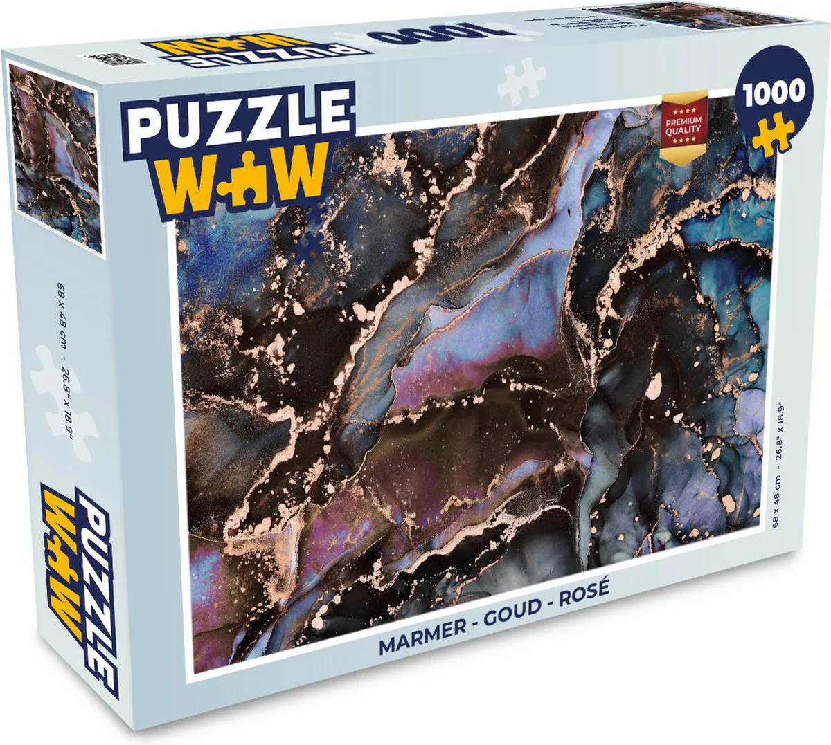 PuzzleWow Marmer Legpuzzel 1000 Stuks