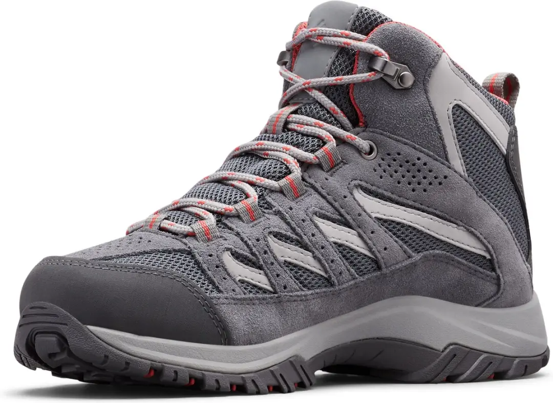 Columbia Crestwood Mid Waterproof Dames Wandelschoenen - Grijs - afbeelding 3 van 6