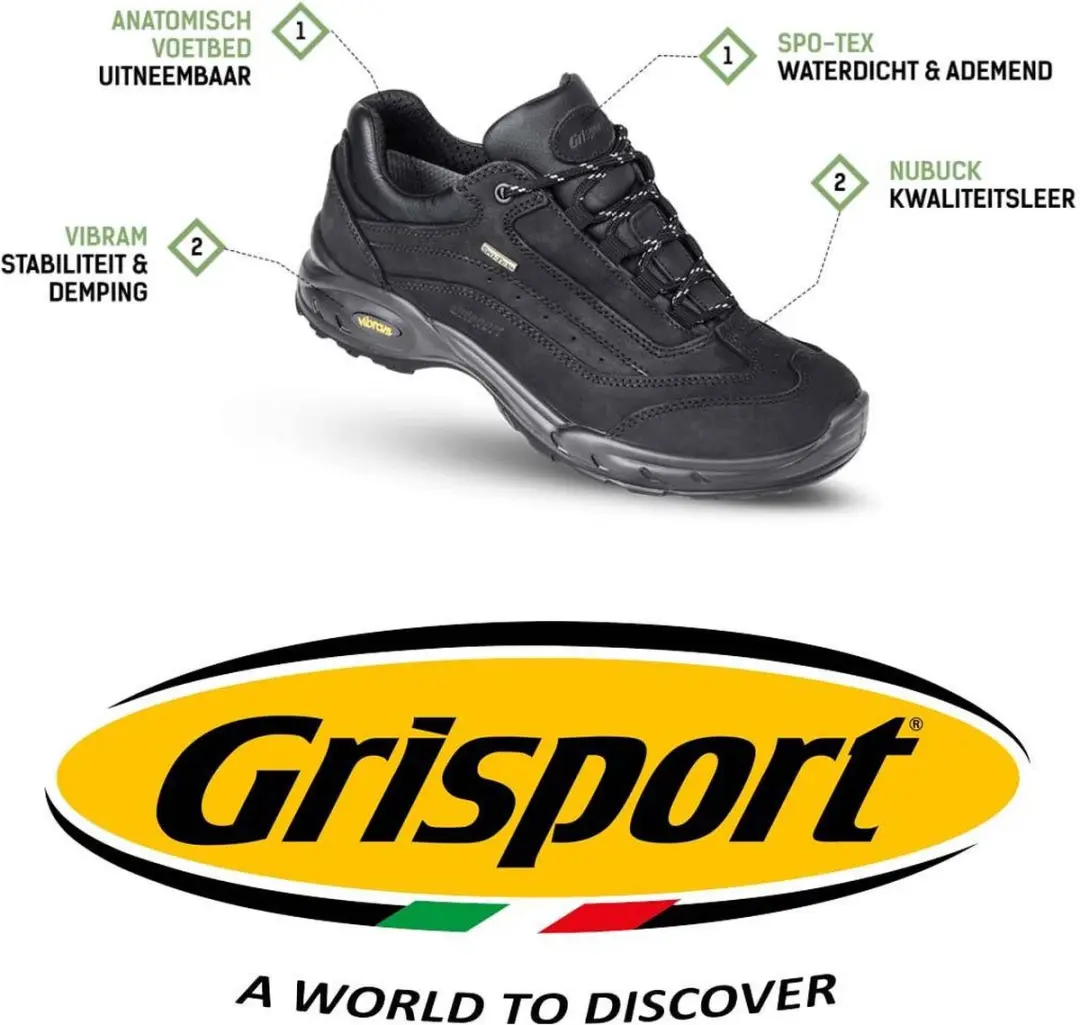 GRI Travel Low Schoenen - Antraciet - Maat 48 - afbeelding 6 van 6