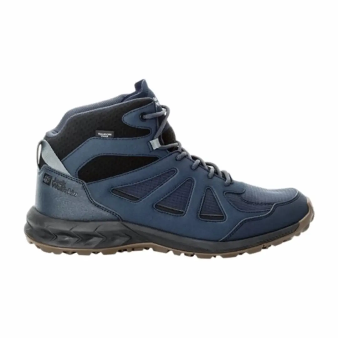 Jack Wolfskin Woodland 2 Texapore Mid Wandelschoenen Blauw EU 44 1/2 Man