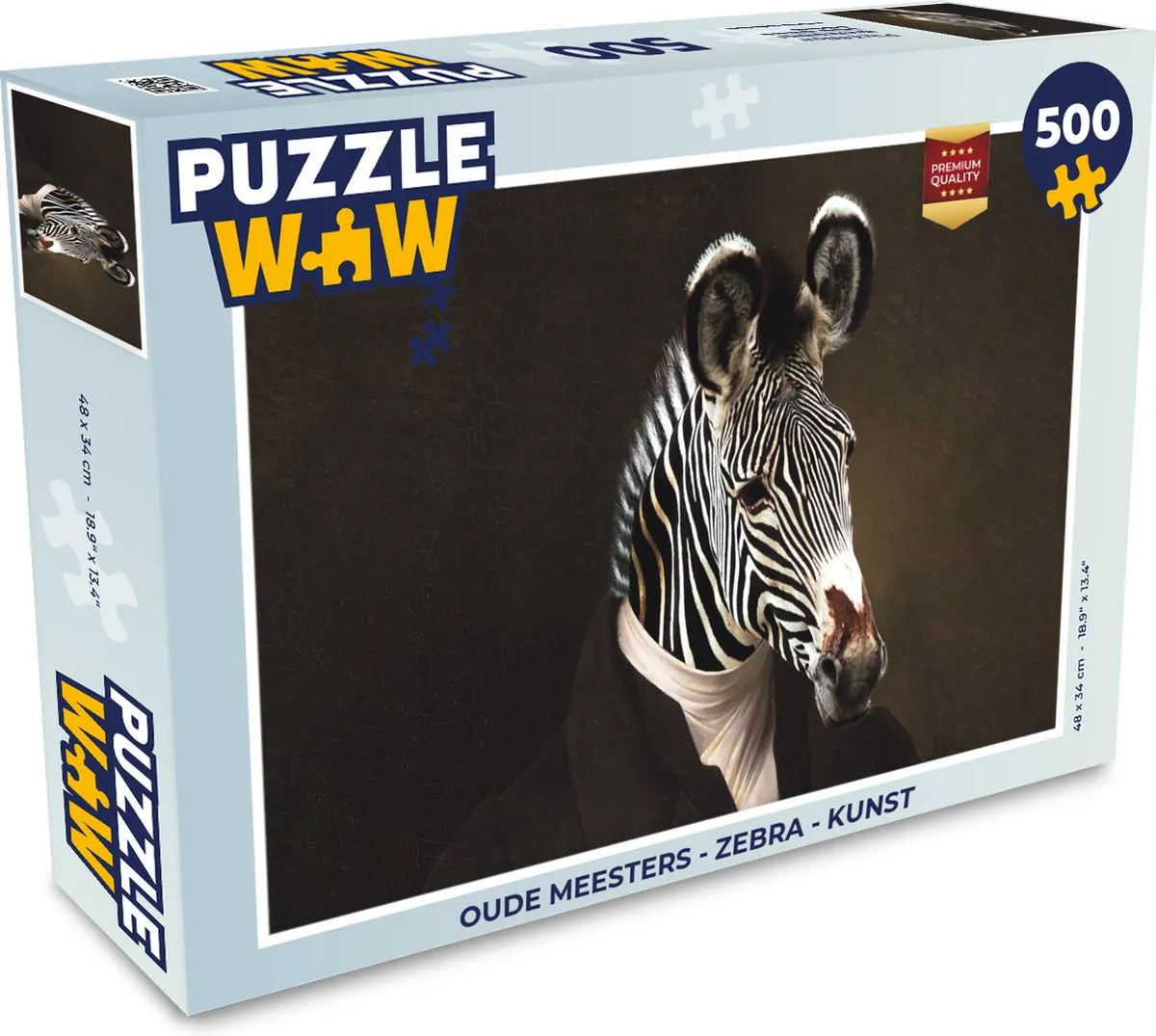 PuzzleWow Oude Meesters Legpuzzel 500 Stuks - Multicolor