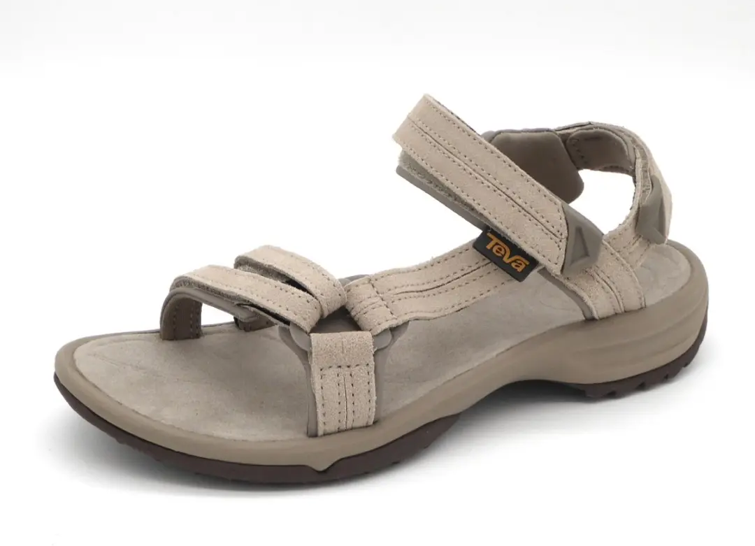 Teva Terra Fi Lite Suède Sandalen Dames - 38 - Beige - afbeelding 2 van 6
