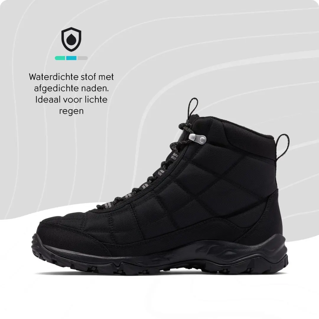 Columbia Firecamp Boot Heren Wandelschoenen - 44 - Black/City Grey