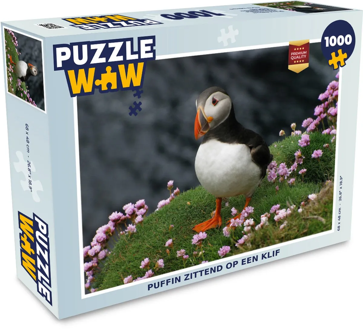 PuzzleWow Puzzel Puffin op Klif