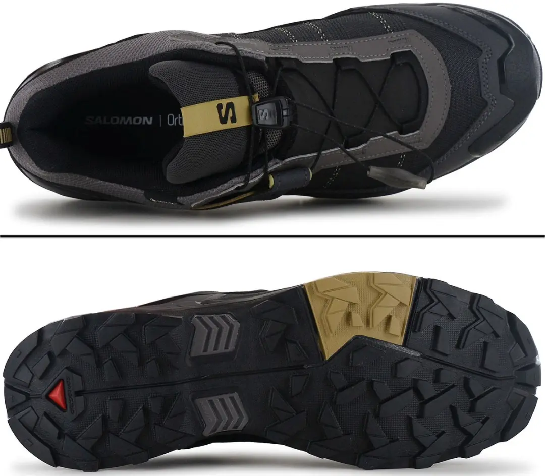 Salomon X ULTRA 5 WIDE GTX Wandelschoenen - Heren 42.5 Grijs